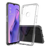 Oppo A31 Uyumlu Şeffaf Silikon Kılıf - Kamera Korumalı Esnek Tam Koruma Kapak