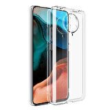 Poco X3 NFC Uyumlu Şeffaf Silikon Kılıf - Kamera Korumalı Esnek Tam Koruma Kapak