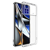 Poco X4 Pro 5G Uyumlu Şeffaf Silikon Kılıf - Kamera Korumalı Esnek Tam Koruma Kapak