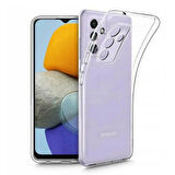 Samsung Galaxy M23 Uyumlu Şeffaf Silikon Kılıf - Kamera Korumalı Esnek Tam Koruma Kapak