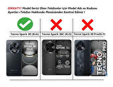 Tecno Spark 30 Uyumlu Şeffaf Silikon Kılıf - Kamera Korumalı Esnek Tam Koruma Kapak