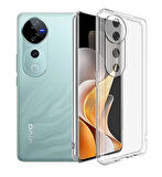 Vivo V40 5G Uyumlu Şeffaf Silikon Kılıf - Kamera Korumalı Esnek Tam Koruma Kapak