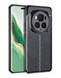 Honor Magic 6 Pro Deri Desenli Silikon Kılıf - Ultra Darbe Emici Kamera Korumalı Kapak