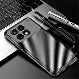 Poco X6 Pro Uyumlu Silikon Kılıf Karbon Desenli Darbe Emici Autofocus Tam koruma Kapak