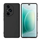Honor 300 Ultra Uyumlu Silikon Kılıf - Kamera Korumalı Esnek Pastel Renk Kapak - Siyah