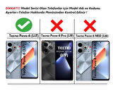 Tecno Pova 6 Uyumlu Silikon Kılıf - Kamera Korumalı Esnek Pastel Renk Kapak - Siyah