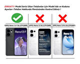 Oppo Reno 13F Uyumlu Silikon Kılıf - Kamera Korumalı Esnek Pastel Renk Kapak - Siyah