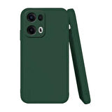 Oppo Reno 13 Pro Uyumlu Silikon Kılıf - Kamera Korumalı Esnek Pastel Renk Kapak - Yeşil