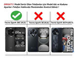 Tecno Spark 30C Uyumlu Silikon Kılıf - Kamera Korumalı Esnek Pastel Renk Kapak - Mavi