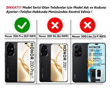 Honor 200 Pro Uyumlu Kılıf Yüzüklü Standlı Extra Darbe Koruma Sert Silikon Kapak - Siyah