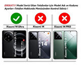 Xiaomi 14 Ultra Uyumlu Kılıf Yüzüklü Standlı Extra Darbe Koruma Sert Silikon Kapak - Siyah