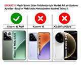 Xiaomi 15 Pro Uyumlu Kılıf Yüzüklü Standlı Extra Darbe Koruma Sert Silikon Kapak - Kırmızı