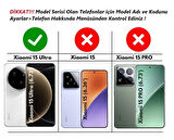 Xiaomi 15 Ultra Uyumlu Kılıf Yüzüklü Standlı Extra Darbe Koruma Sert Silikon Kapak - Yeşil