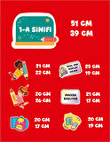 Okula Hoşgeldin Kapı Süsleme Stickerları