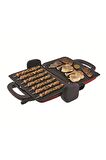Arzum Ar287 Izgara Ve Tost Makinesi, 1800 W, Metal Plastik Teflon, Kırmızı