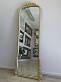 Ayna Denizi Matmazel Great Shiny Gold Model Platin Altın Renk Dekoratif Boy Aynası