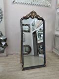 Ayna Denizi Princess Anthracite Gold Model Antrasit Altın Renk Dekoratif Ayaklı Boy Aynası