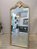 Ayna Denizi Princess Shiny Gold Model Platin Altın Renk Dekoratif Ayaklı Boy Aynası