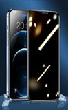 Apple iPhone 14 Hayalet Ekran Koruyucu 6D Kırılmaz Cam Gizlilik Korumalı Extra Darbe Koruma Ekranı Tam Kaplar