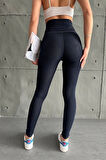 DarkBlue Ekstra Yüksek Bel Kot Tayt Pantolon Jeggings