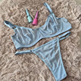 Bralet Sütyen Takımı ( Sütyen & Tanga ) Iç Çamaşırı Takımı
