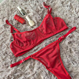 Bralet Sütyen Takımı ( Sütyen & Tanga ) Iç Çamaşırı Takımı