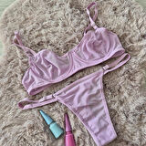 Bralet Sütyen Takımı ( Sütyen & Tanga ) Iç Çamaşırı Takımı