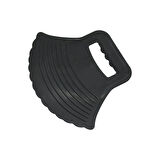 MANGAL YELPAZESİ  SİYAH PLASTİK   23X29CM (4767)