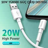 Baseus Mini White Micro USB 4A OPPO VIVO Dash Usb Şarj Kablosu 1Metre