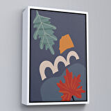 Siyah Çerçeveli Soyut Renkler Tablosu