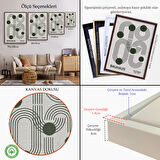 Altın Çerçeveli Sevimli Tavşan Tablosu