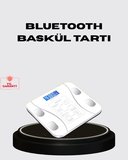 Akıllı Dijital Baskül – Bluetooth Bağlantılı 8 Ölçüm Verili Akıllı Vücut Analiz Tartısı
