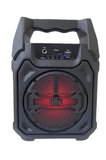 Bluetooth Hoparlör Led Işıklı Taşınabilir Kablosuz Speaker Uzun Pil Ömrü