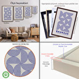 Beyaz Çerçeveli Sevimli Aslan Tablosu