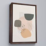 Siyah Çerçeveli İskandinav Soyut Tablo
