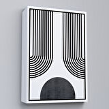 Siyah Çerçeveli Çocuk Odası Sevimli Yavru Ayı Tablosu