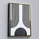 Siyah Çerçeveli Çocuk Odası Sevimli Yavru Ayı Tablosu