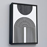 Siyah Çerçeveli Kız Çocuk Odası Sevimli Yavru Tilki Tablosu