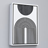 Siyah Çerçeveli Kız Çocuk Odası Sevimli Yavru Tilki Tablosu