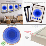 Altın Çerçeveli Çocuk Odası Sevimli Yavru Zürafa Tablosu