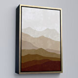 Altın Çerçeveli Çocuk Odası Sevimli Yavru Kaplan Tablosu