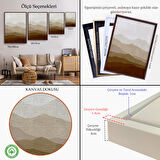 Altın Çerçeveli Çocuk Odası Sevimli Yavru Kaplan Tablosu