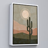 Siyah Çerçeveli Çocuk Odası Sevimli Güneş Tablosu