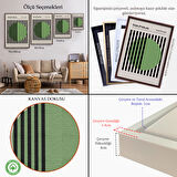 Altın Çerçeveli Çocuk Odası Sevimli Fil Tablosu