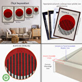 Beyaz Çerçeveli Çocuk Odası Sevimli Yavru Panda Tablosu