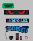 USB Girişli RGB LED Tabela Ayarlanabilir Parlaklık ve Kayan Yazı Özellikli