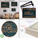 Beyaz Çerçeveli Rabbim, Ben Nefsime Zulmettim, Beni Bağışla (Kasas Suresi 16.Ayet) Tablo