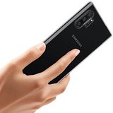 Ally Samsung Uyumlu Galaxy Note 10 Ultra Slim Fit Şeffaf Silikon Kılıf-(5775)
