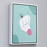 Siyah Çerçeveli Renkli Soyut Geometrik Şekiller Tablosu