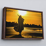 Siyah Çerçeveli Suikastçi Dekoratif Kanvas Duvar Tablosu